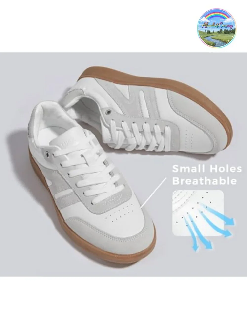 Retro Suede Leather Gum Sole Fashion Sneakers Women's Casual Skate Shoes